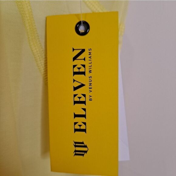 NWT Eleven by Venus Williams Lemon Yellow Kudos Tank Top. Size Medium - Picture 4 of 9